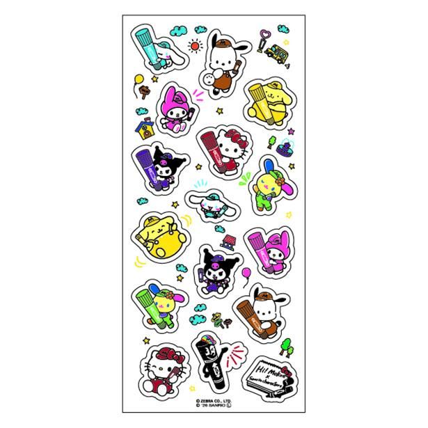 「Hi! Mckee×サンリオキャラクターズ クリアマルチシール」(550円)