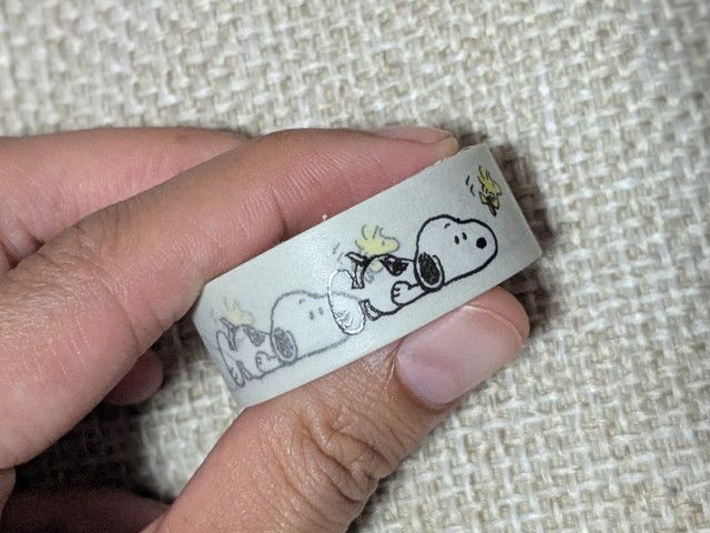 メモが書けるマスキングテープのアップ写真
