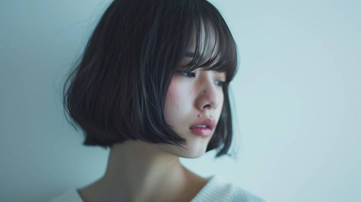 見つめる人