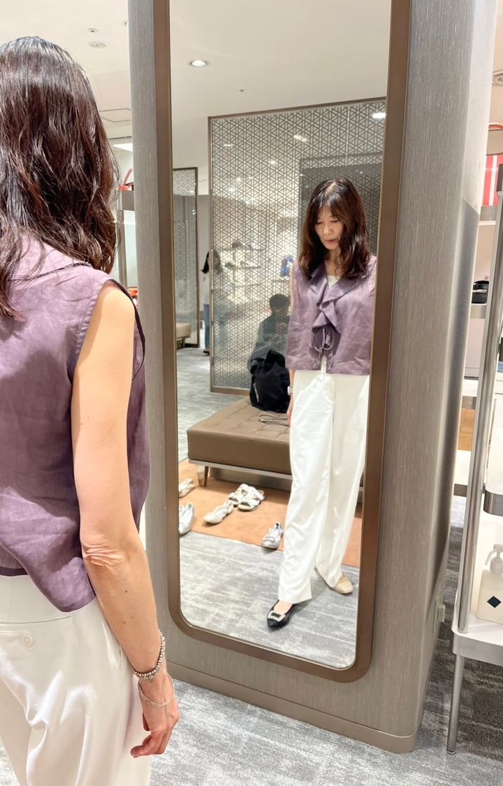 バレエシューズブランド「Kurun TOKYO」の靴を試着