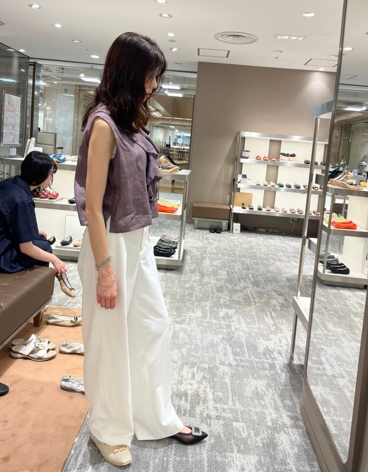 バレエシューズブランド「Kurun TOKYO」の靴を試着