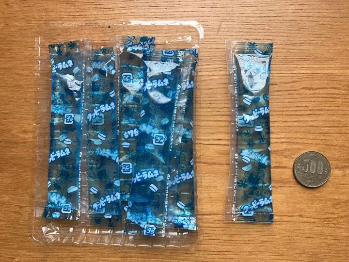 ダイソー：ニッコー 凍らせて食べる クッピーラムネスティックシャーベット