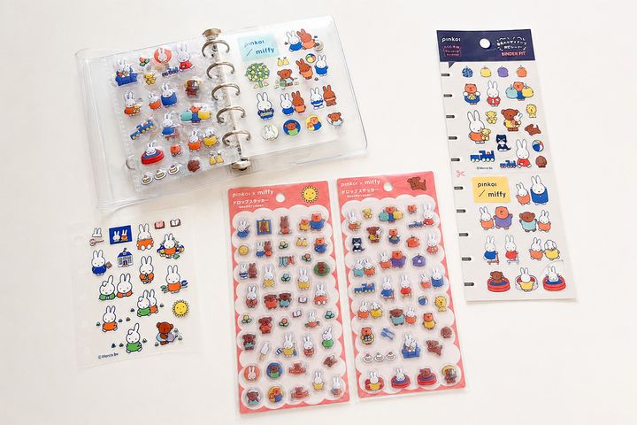 ミッフィーとコラボした新商品「ドロップステッカー」全2種