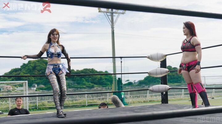 【写真・画像】大学ミスコン準GPの美女レスラーらが妖麗な“ロープテクニック”を披露 2枚目