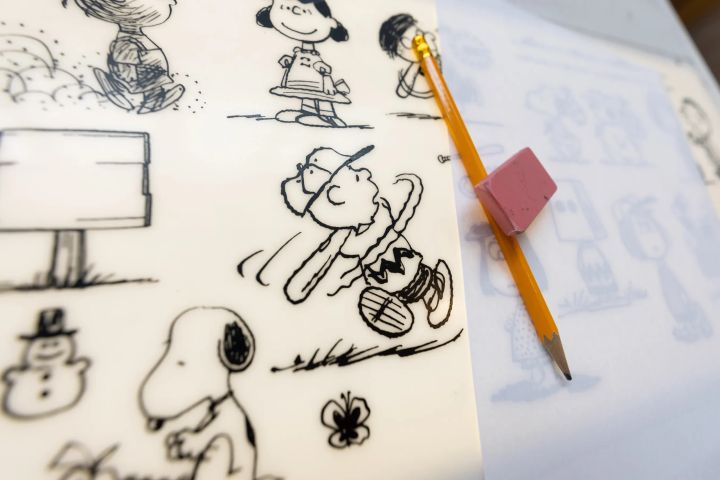 ドローイングステーションで触れる原画スケッチ