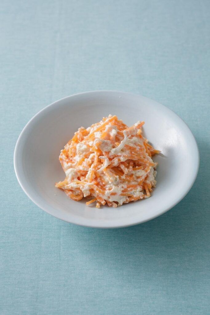 にんじんとしらすの白あえ