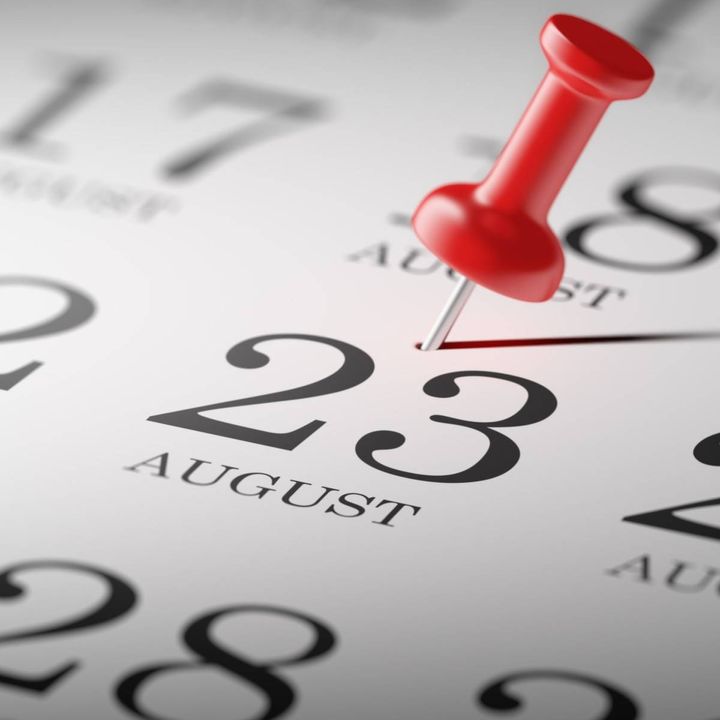 不成就日 2026年8月23日(日)