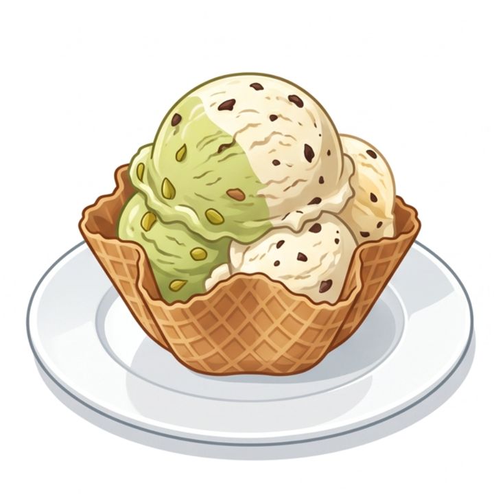 濃厚なアイスクリーム