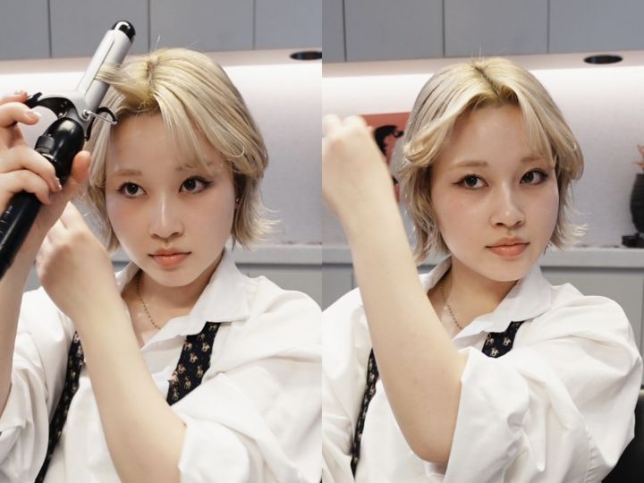 ひと手間でグッとキュートに！ウェーブアレンジ【美容師監修ボブヘアアレンジ02TWIGGY.】
