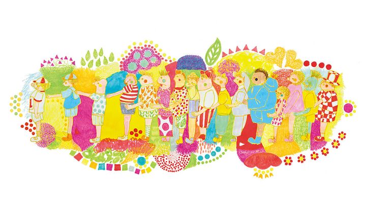 〈writtenafterwards〉ディレクター・山縣良和 イラスト