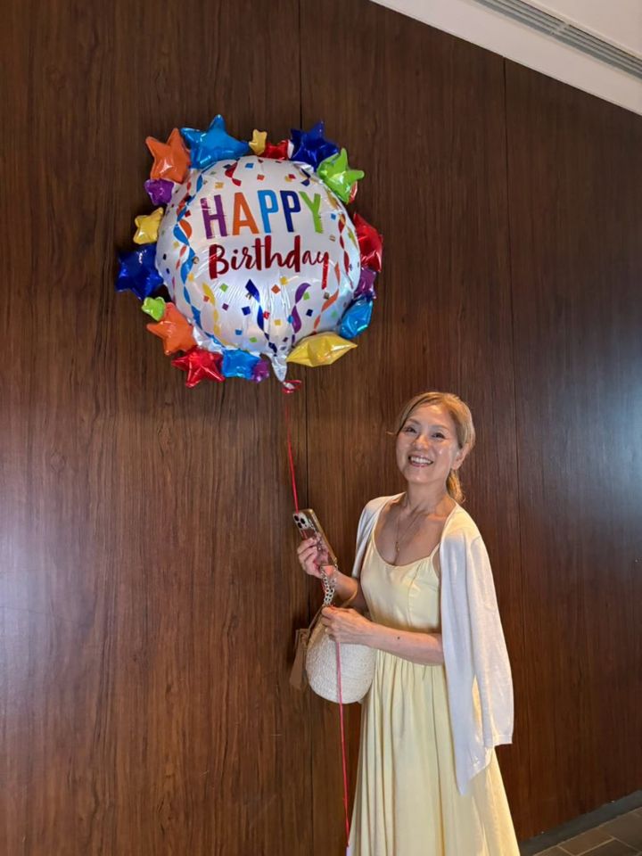 誕生日祝いのバルーン