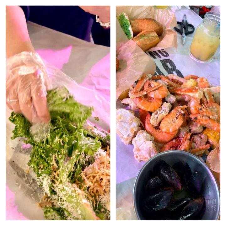 大阪・グランフロント南館にある『DANCING CRAB』のお食事