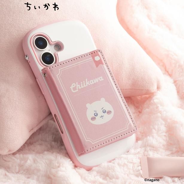 「ちいかわ BookType MagSafe対応カードウォレット」(3740円)、「ちいかわ/ブック」デザイン (C)nagano