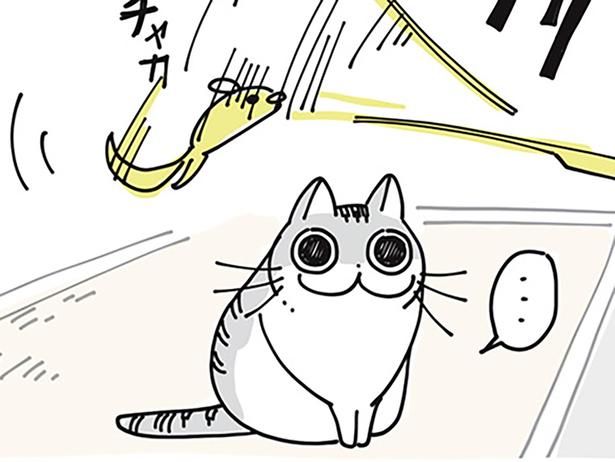 おもちゃに食いつかない…？ （C）キュルZ／KADOKAWA