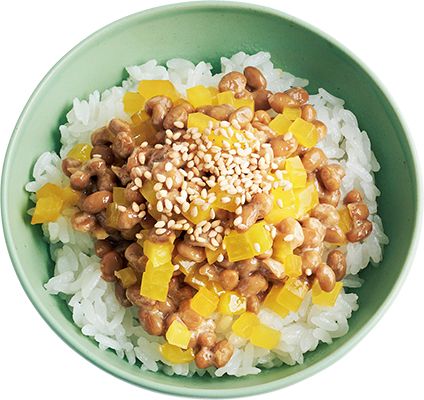 【材料少なく超簡単！】運動した日の夜ごはん「ちくわの磯マヨ」＆集中力をアップさせたい日の「納豆丼」の画像2
