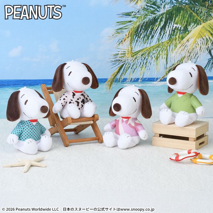 SNOOPY ぬいぐるみ アイスフレーバーシャツ