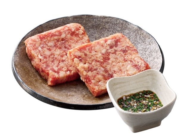 香味だれで食べるトッカルビ(韓式ハンバーグ)