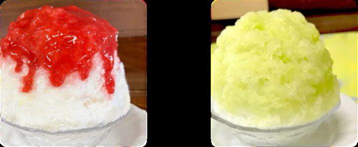 系列店で提供する茨城県産農作物のかき氷