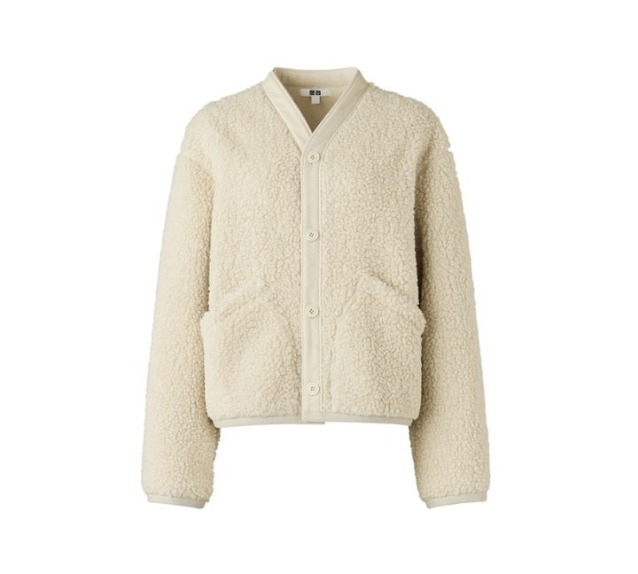 ユニクロ フリースショートジャケット 4,990円