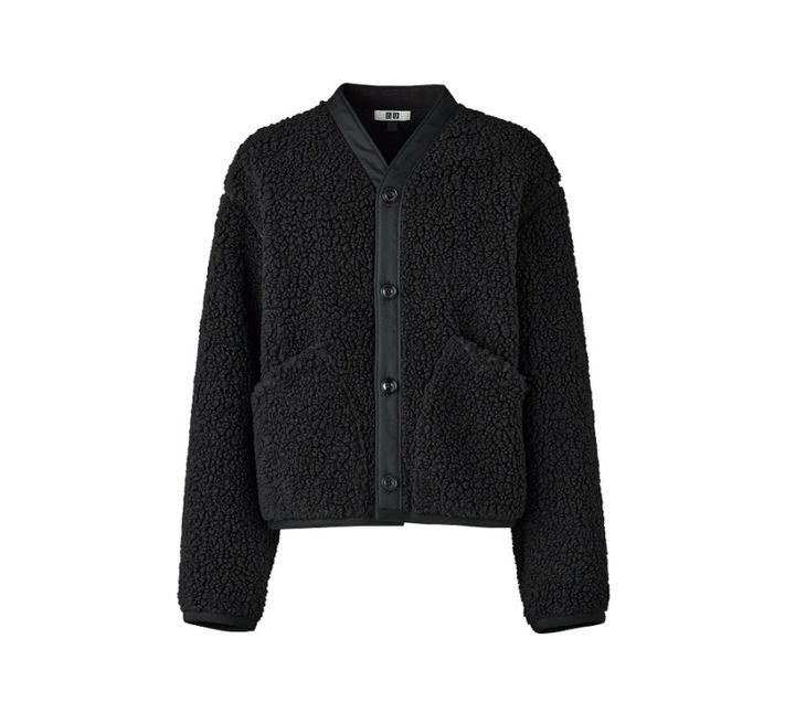 ユニクロ フリースショートジャケット 4,990円