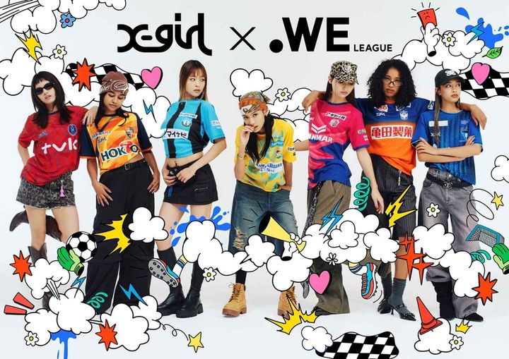 画像: WEリーグ開幕！ストリートブランド『X-girl』、今季も7クラブの新ユニフォームをデザイン…コンセプトは「WEAR THE HOPE」