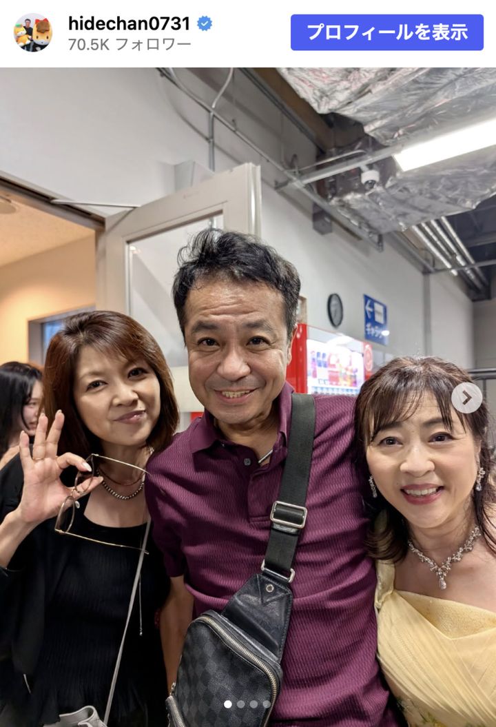 「お神セブン」自主企画ライブの舞台裏を収めたオフショット ※「中山秀征」Instagram width=