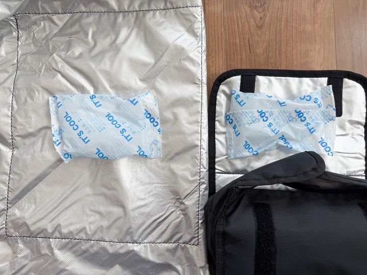 THERMOSのお弁当用保冷ポーチと実験