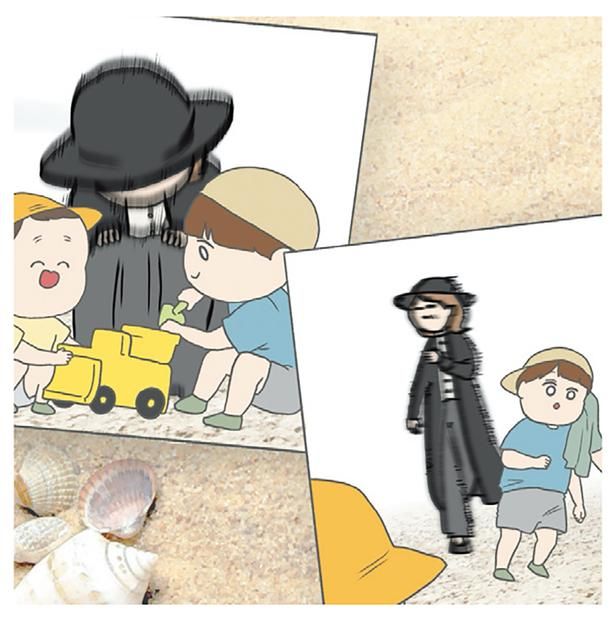 義母と子どもの写真 （C）チリツモル／KADOKAWA