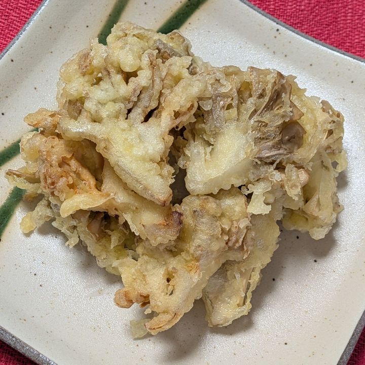 ＊舞茸の天ぷらです。とってもおいしい。