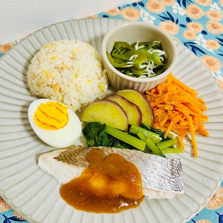 真鯛は「湯煮」、副菜はワンパンで調理！