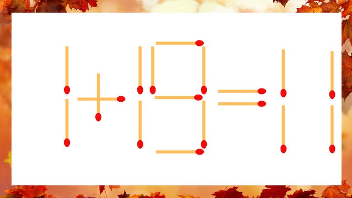 【マッチ棒クイズ】1本だけ動かして正しい式に：1+19=11？の問題画像