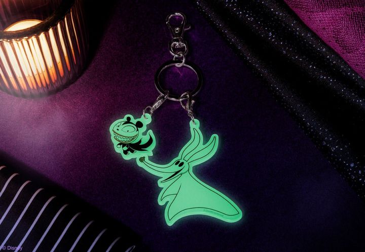 ゼロとウギー・ブギーの蓄光アクリルキーホルダー