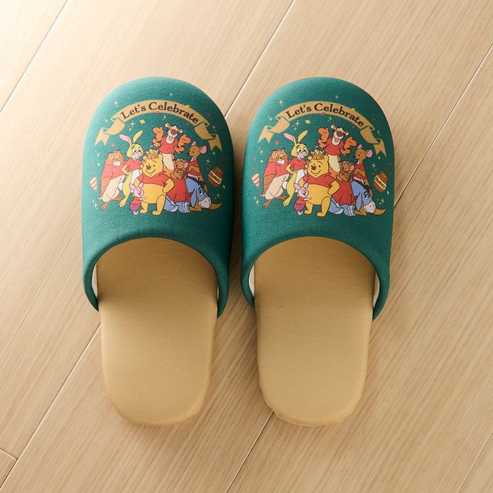 洗えるソフトスリッパ プーさん