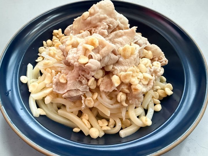 豚しゃぶ風もやしうどん