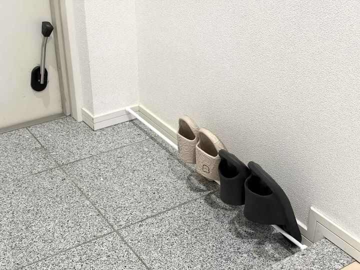 画像: 「サンダル置き」で玄関が広々