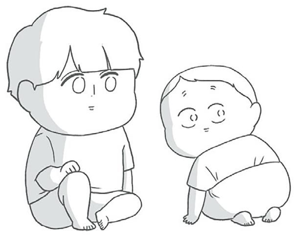 白い目で見る子どもたち （C）チリツモル／KADOKAWA