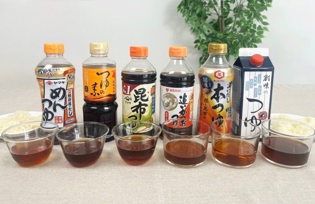 麺つゆ6種類とそうめん