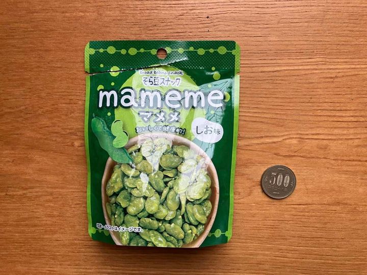 ダイソー：三都屋商事 そら豆スナック マメメ 塩味 30g