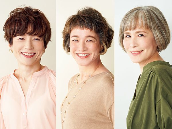白髪を生かしたカラーリングにする