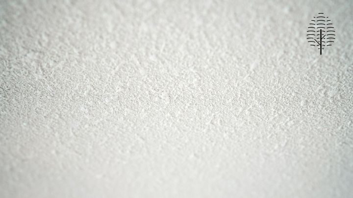 「ミ森 -MIMORI-」の客室の壁に使われたEM珪藻土の粒状の質感