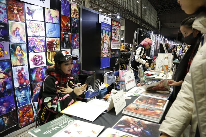 「東京コミコン」アーティストアレイのブース