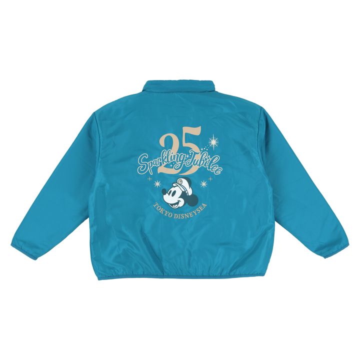 背面に25周年ロゴをプリントしたティール面