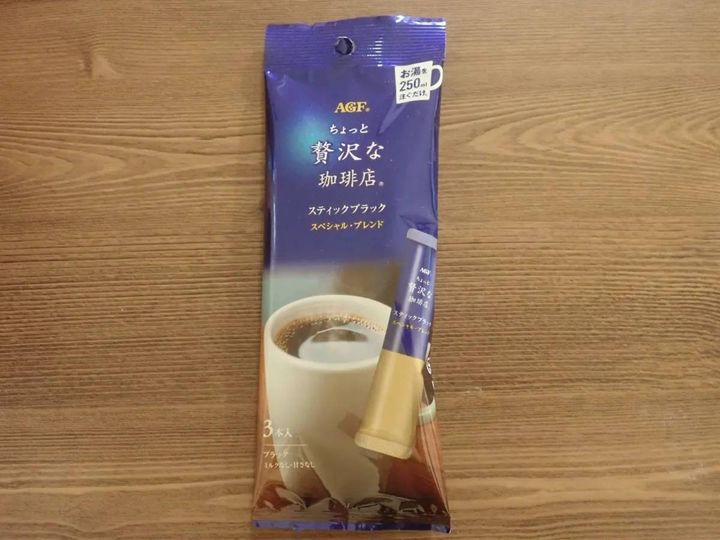DAISO(ダイソー)：AGF ちょっと贅沢な珈琲店 スティックブラック スペシャルブレンド (3g×3本入)