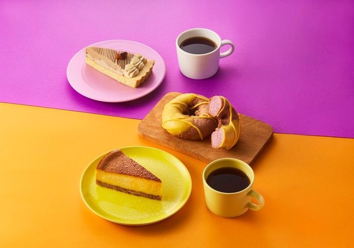モンブランタルト・シナモンパンプキンチーズケーキ・彩りOIMOドーナツの秋スイーツ3品
