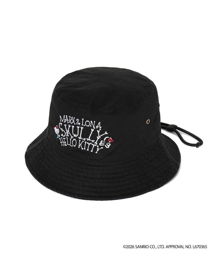 Hello Skully Brim Hat（ブラック）正面