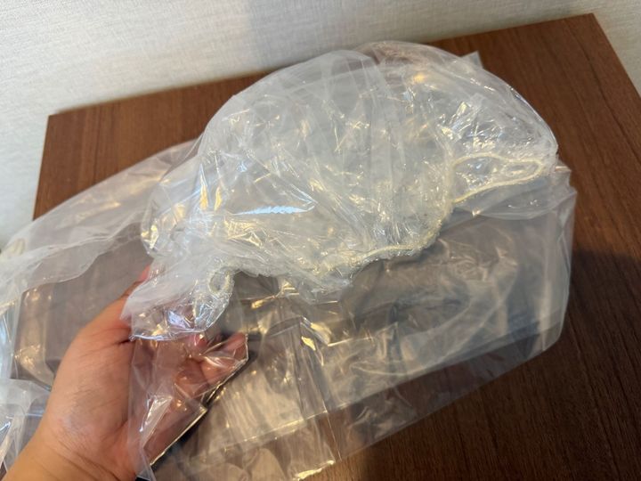 ありそうでなかった！【セリア】110円「靴ごと履けるレインパンツ」を試してみた