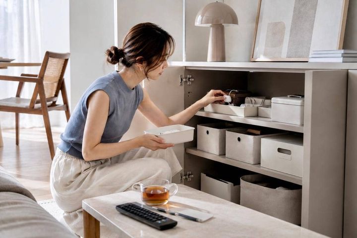 見せないほど片付いて見えるけど…。収納で“物を隠しすぎる”と使いにくくなる理由