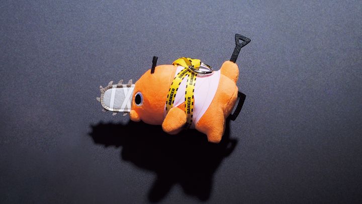ミイラ仮装のポチタのぬいぐるみキーチェーン