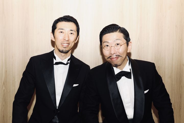 THE ROB CARLTON（左から）村角ダイチ、村角太洋（ボブ・マーサム） クランクイン！ 写真：明田川志保 width=