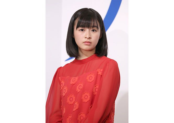 森七菜さん（2018年12月13日撮影、時事通信）